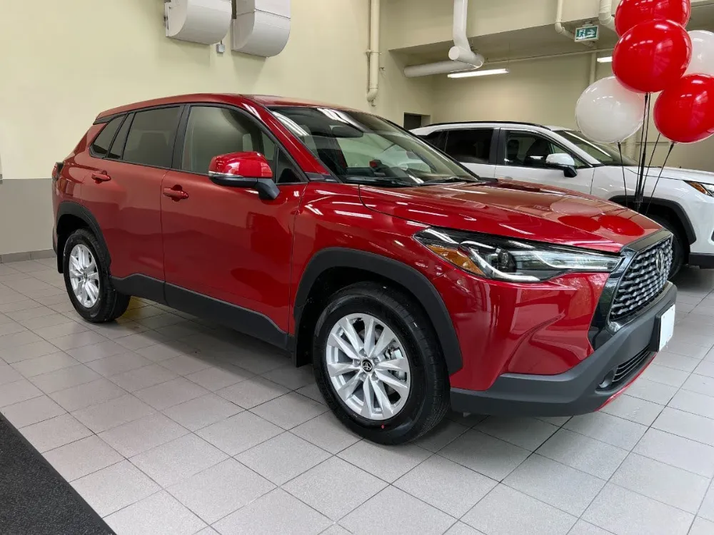 2022 Toyota Corolla Cross in Barcelona Red 2